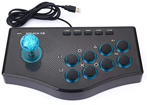 SUNGOO ContrôLeur de Filaire Rocker Usb Joystick Usbf Bâton Convient pour Ps3 Ordinateur Pc Manette de la Console de