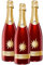 Oberkircher Winzer Goldstern Sekt trocken - COLLECTION OBERKIRCH - prickelnd eleganter Sekt - rote Sektspezialität besonders zu festlichen Anlässen - Badischer Sekt, Anbaugebiet Ortenau (3 x 0,75l)