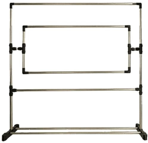 Stickständer Edelstahl-Halterung, Hilfswerkzeug für Universal-Rad des Kreuz-Stickrahmens, geeignet für manuelles und Nähen