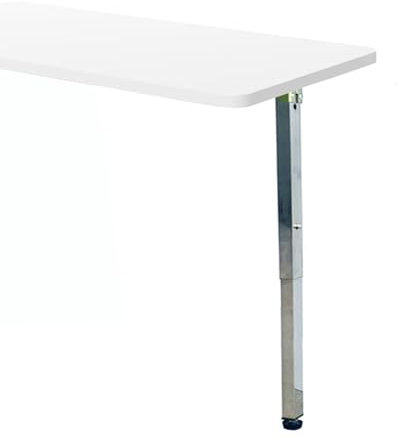 Verstellbare Tischbeine, Klappbare Möbelbeine, 30-150cm Metall-Teleskopbeine, Klappbare Teleskop-Bar-Schreibtischbeine für Klapptische, Feld-Esstische/Kaffee-Tische (Dicke : Silver, Size : 46cm/18.1