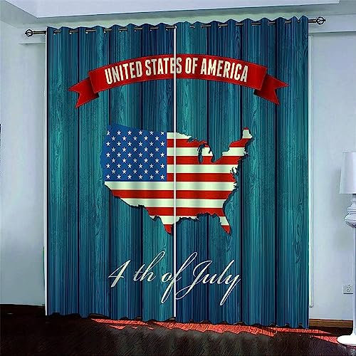 Vorhang Blickdicht Gardinen Mit Ösen - 2 Stücke 2 X 91.5 X 214 Cm Verdunklungsvorhänge 3D Kreative Flagge Muster Thermovorhang Für Schlafzimmer Wohnzimmer Weihnachtsgardinen -9B3L5I6K3Y9B3E9L2J7K2A3Y1