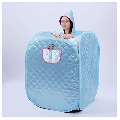Manta de sauna infrarroja Tienda de sauna más grande for portátil BAÑO DE VAPOR Pliegue la cabina de la sauna, solo la tienda de la sauna no incluye el generador de vapor Controlable a distancia(Color