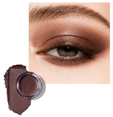 Oulac Matte Lidschatten Braun Wasserfest | Eyeliner und Lidschatten Primer Feine Textur Hält 16 Stunden + | Schnell Trocknend Wischfeste Matte Oberfläche | Vegan | 06g (CM06) FOX
