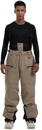 Snowboard Hose Männer, Skihose Herren Langgröße Wasserdicht Schneehose - Winter Winddichte Ski Hosen Für Männer Warme Gefütterte Snowboardhose Mit Verstellbarer Träger Ski Hose Skilanglaufhose
