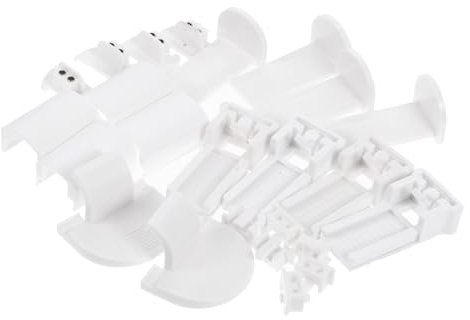 Homoyoyo 24stücke Jalousiehalterungen Für Plissees Jalousiezubehörteile Montagehalterung Für Fensterjalousien Ersatz-zubehör Für Jalousien Jalousie-oberschienenhalter-Clip