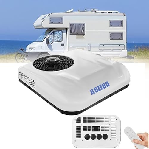 JLDZEBD Autocaravana Aire Acondicionado 12V, Aire Acondicionado Caravana con Refrigerante, Viento Frio/Refrigeración Y Calefacción Dos Estilos, Para Caravana, Camionetas,Viento frio