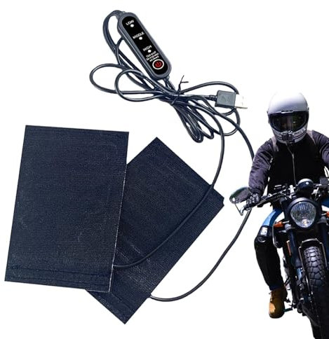 Manopole riscaldate per manubrio, manopole riscaldate per moto, maniglie per manubrio da moto impermeabili | Maniglia riscaldata per manubrio, manopole riscaldate elettriche a più velocità per un conf