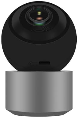 yagusmart Telecamera IP Pan-Tilt per interni, Telecamera di sicurezza domestica plug-in, Telecamere per animali domestici Sicurezza domestica, Mini telecamera per bambino, WlFl, Visione notturna,