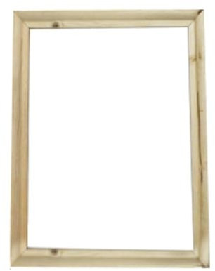 FOVAOK Home Decoration DIY Natürlicher Holzrahmen, moderner Holzrahmen, Leinwand, Ölgemälde, Massivholzrahmen, Fotorahmen (50 x 60 cm)