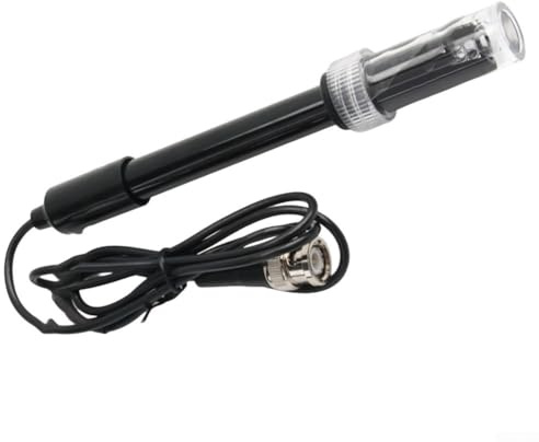 Sonde électrode PH avec connecteur BNC pour une mesure précise du pH dans les aquariums, la culture hydroponique et la piscine (noir 2,95 m)