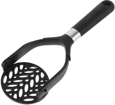 BESPORTBLE Folding Potato Masher Collapsible Potato Ricer for Mash Potatoes Vegetable Masher with Ergonomic Handle Manual Food Press for Fruits Baby Food Preparation Home Kitchen Use