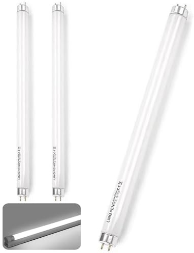 3 Pezzi Tubi Fluorescenti T8 18W, 600mm, T8 Bianco Freddo 6500K, Attacco G13, Luce a Basso Consumo Energetico, Luce Di Emergenza a Risparmio Energetico, Adatta per Cucina, Bagno, Armadio, Garage