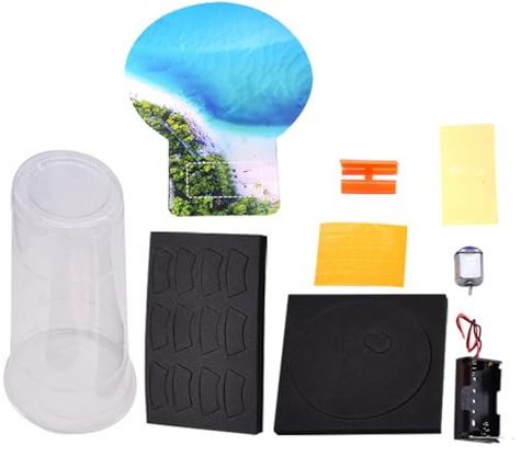 CLISPEED Electric Tornado Science Kit for – DIY Weather and Physics Experiment Set, Battery Operated Tornado Maker Educational Stem for Elementary Students