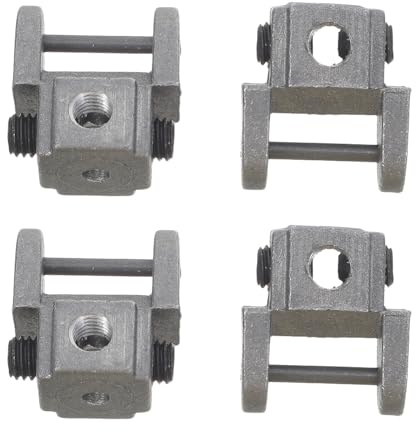 HONMEET 4 supporti per lame per seghetto alternativo - Adattatore senza perno - Accessori per supporti con morsetto superiore in metallo - Morsetti per lame in metallo per conversione in officina