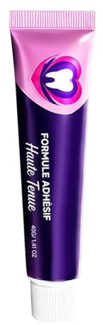 Crema Para Dentaduras Postizas 40 g Adhesivo Extra Fuerte Impermeable De | Pegamento Para Dentaduras Postizas Sueltas Para Diario En Casa Oficina Viajes Hombres Mujeres