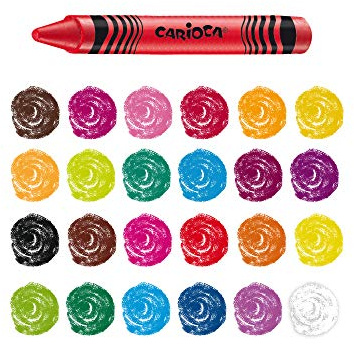 Carioca Cf24 Pastelli Cera Ass. Ti