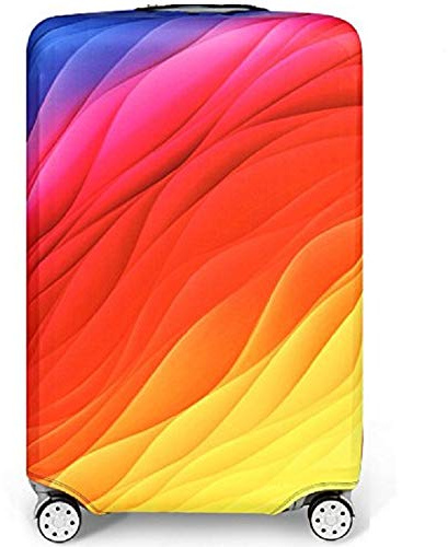 Kofferhülle Elastisch Kofferhülle Bambus Kohlefaser 18-32 Zoll Kofferschutzhülle Gepäck Cover Reisekoffer Hülle Kofferschutz Luggage Cover Gepäckabdeckung