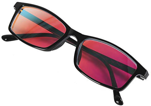 Gafas de Corrección de Daltonismo, Daltonismo Rojo-verde Y Debilidad del Color, Hacen que la Gente Vea el Color Tanto para Uso en Interiores como en Exteriores, Estilo Unisex de Fotograma Completo