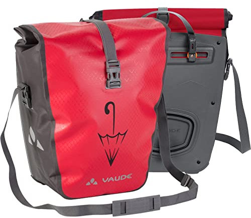 VAUDE Aqua Back Fahrradtasche Sondermodell mit Schirmlogo Hinterradtasche Gepäckträgertasche