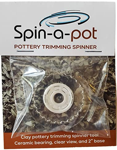 Spin-a-pot Pottery Trimming Spinner Tool (5,1 cm Trimming Spinner)