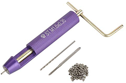 Wendeldrahteinsatz, 50-teiliges Gewindereparatur-Installationsset Edelstahl-Helicoil-Typ-Set M1,6 X 2D, Gewindeeinsätze