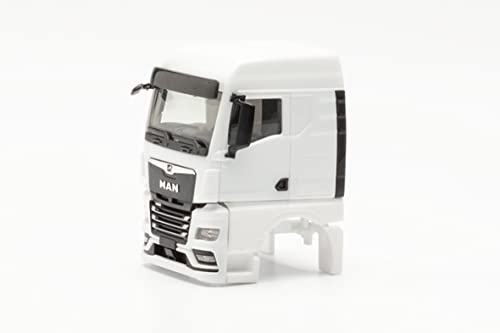 Herpa LKW Modell Zubehör, Fahrerhaus MAN TGX GM ohne Windleitbleche, 2 STK. originalgetreu im Maßstab 1:87, Modellauto, Modellbau Zubehör, Deko, Zubehör für Miniaturmodelle aus Kunststoff