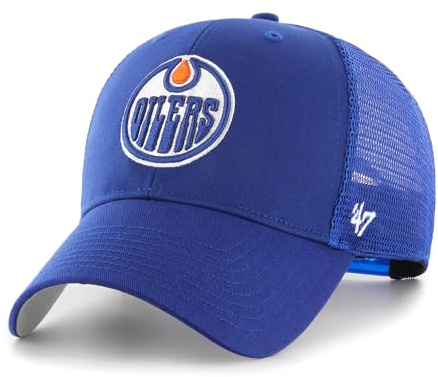 47 Edmonton Oilers NHL Most Value P. Branson Blu Berretto da Camionista Regolabile