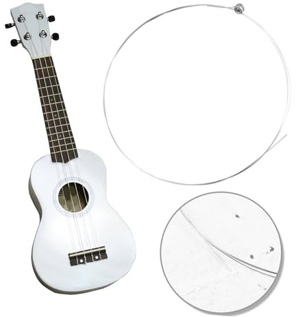 Ersatzgitarrensaite A206 für Akustikgitarre, Stahlkern Silber | Verschleißfest, Rostschutzbeschichtet, für Anfänger und Performer, Präzise Abstimmung