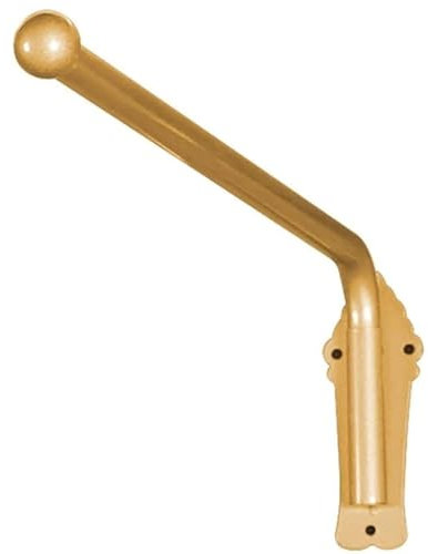 Robusto Braccio Oscillante Bastone Per Tende Con Staffe, Flessibile Asta Di Rotazione 25mm Diametro Singtola Aste Per Tende Per Finestra Porta-Oro-90CM