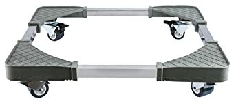 Geräteräder, verstellbarer Kühl-/Gefrierwagen, beweglicher Waschmaschinensockel, Breite 50–60 cm, Länge 50–63 cm, Klimaanlagensockel für Geschirrspüler, Weinkühler, feuchtigkeitsbeständig (einzel