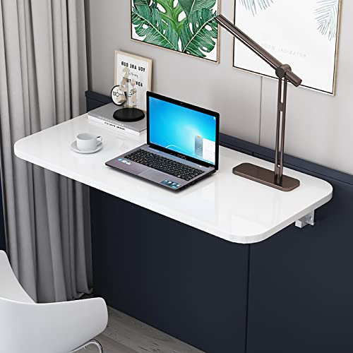 Wandtisch Klappbar Shreibtisch, Wandklapptisch Klappbarer Esstisch Aus Holz, Wandklapptisch Küche Wandtisch, Klapptisch Wandmontage Schreibtisch, 40cm 50cm 60cm 70cm 80cm 90cm 100cm 120cm ( Color : Wi