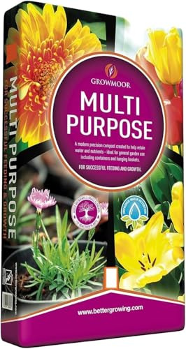 50L Multi Purpose Compost, Multi-Purpose Fertilisers, Gardening Soils for Outdoor and Indoor Planting, Small to Large Plants