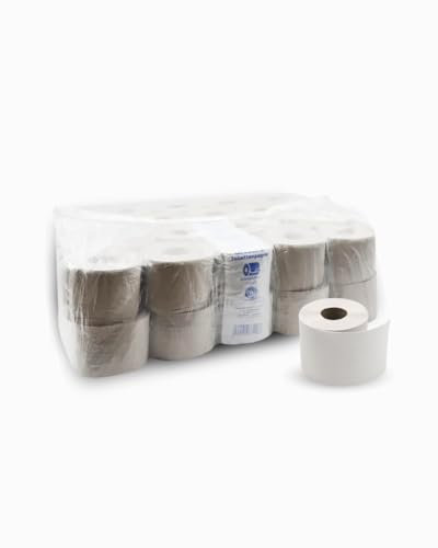 œcolife Toilettenpapier Classic, 1-lagig, 40 Rollen, 420 Blatt pro Rolle, Recycling