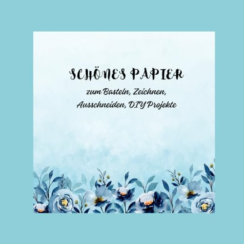 Dekoratives Papier Basteln Musterpapier Beidseitig für Reisetagebuch DIY Album Basteln Ausschneiden Kreativ sein