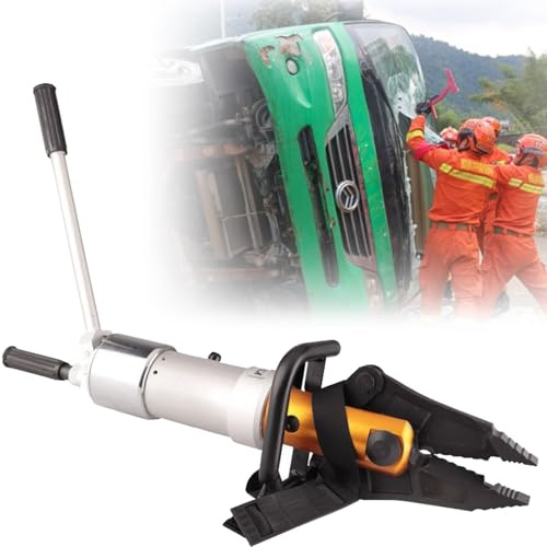 ylpddmm Divaricatore Idraulico Portatile Integrato, Utensile per divaricatore Idraulico, Pinza di Taglio idraulica da 18 T e Forza di divaricazione di 5,5 T, espansore Idraulico,Woodencasepacking