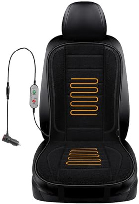 Generisch Profi Warm 𝐬𝐢𝐭𝐳𝐡𝐞𝐢z𝐮𝐧𝐠 Auto Einstellbar Geeignet für Alle Fahrzeugtypen Passt für die Meisten Autos,G-SchwarzerKaschmir