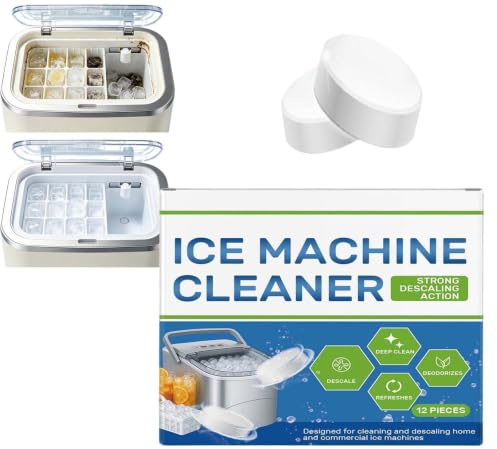 Comprimés de détartrage pour machine à glaçons, nettoyant et détartrant pour machine à glaçons, comprimés de détartrant effervescents pour machine à glaçons, détartrant pour machine à glaçons (1pcs)