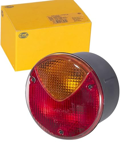HELLA Rückleuchte - Glühlampe - 24V / 12V - Anbau/geschraubt - ECE/ADR/GGVS | 2SD 964 169-111, Heckleuchte