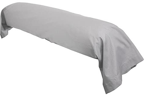 Linnea Taie de traversin uni 140x43 cm 100% Coton Alto Alu