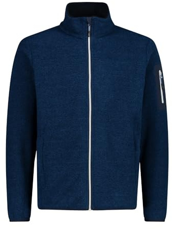 CMP - F.lli Campagnolo Herren Jacke Fleecejacke | weiches Fleece, Knit-Tech-Gewebe, Reißverschlusstaschen, weich auf der Haut