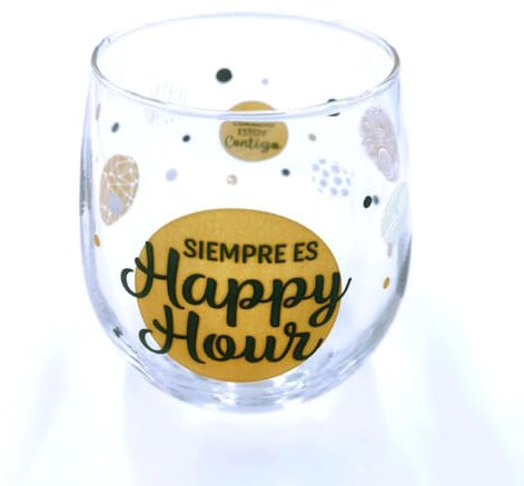 Glas ist immer Happy Hour, wenn ich bei dir bin