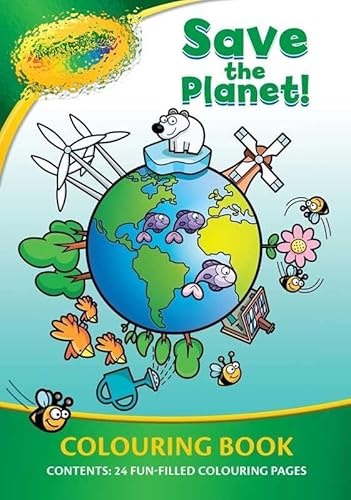Quickdraw Save the Planet! Malbuch für Kinder, 24 Seiten, Tiere, Farbaktivitätsset