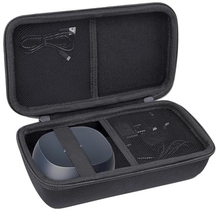 Khanka Custodia rigida per il trasporto compatibile con l'unità da scrivania SanDisk da 4 TB 8 TB, copertura protettiva per l'unità SSD esterna da scrivania USB Type-C, solo custodia