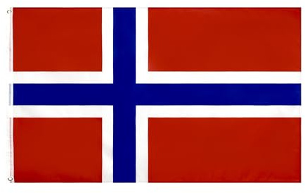 Hissflagge Flagge Fahne mit Ösen Fahnen Flaggen Nationalflagge 90x150 cm (Norwegen)