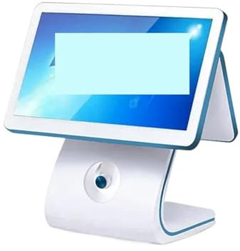 Registrierkasse, 15,6 Dual-LCD-Bildschirm One-Touch-Panel-POS-Maschine, Cash Register for Restaurants und Supermärkte Alle in einem POS-System-Terminal für Gastronomie, Supermärkte, Bekleidungsgeschäf