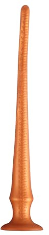AMAZBEE Super Long Dildo Jouets Sexuels Adultes Bouchons Anaux en Silicone pour massage du point G Dilatateur anal avec échelle SM Bouchons de stimulation vaginale (M)