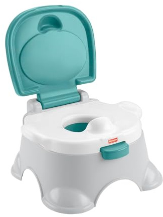 Fisher-Price™ 3-in-1 Toddler Toilet Training Potty Chair and Step Stool, with Removable Toilet Ring