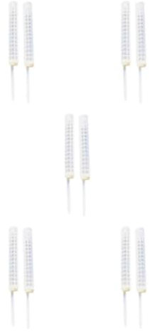 DSOUWEH 5 Set di di muschio resistente e di lunga durata per piante, versatile e facile da riempire, supporto per piante Monstera, bianco