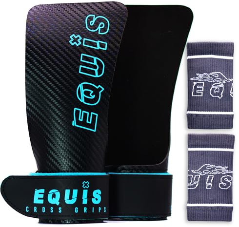 EQUIS GOVICENS Gants de Cross Training Professionnels pour Hommes et Femmes Protection des Mains avec Support de Poignet Idéal pour Gymnastique, Gymnastique, Callisthénie (Calleries + Poignets)