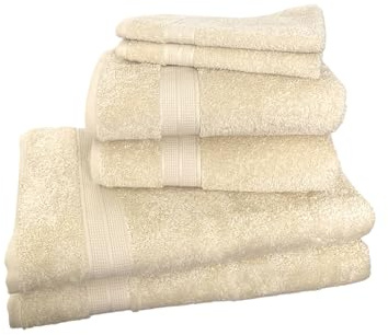 nily Handtücher Set 6er – 2x30x40, 2x50x100, 2x70x140 cm – 500 GSM 100% Baumwolle – Premium Gästehandtücher & Duschtücher – Extra Saugstark & Weich – Trocknergeeignet – Für Bad & Gäste WC